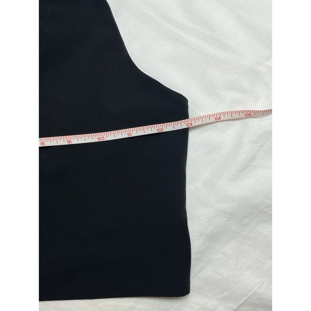 Athleta High Neck Racerback Sports Bra Womens XS Black Yoga Training - Picture 7 of 8